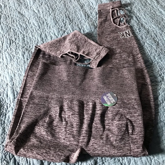 PINK Ultimate legging size SMALL heathered grey - Picture 6 of 7